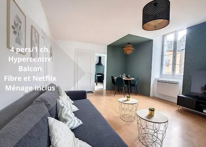 Appartement Le Twenties*fibre*netflix*ménage Bagnères-de-Bigorre